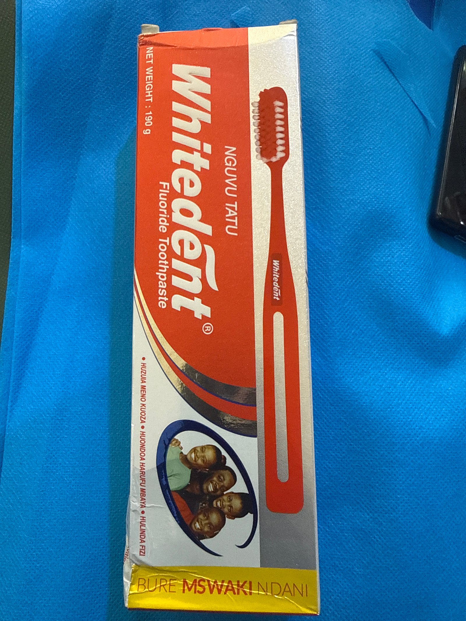 Whitest fluoride toothpaste-190g